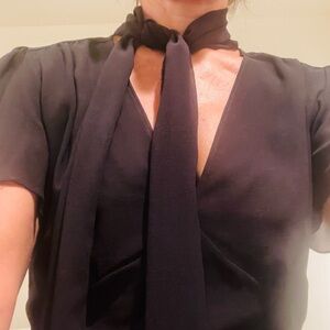 Derek Lam Silk Blouse with Tie